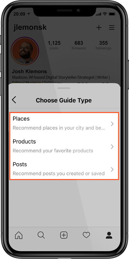 How to make Instagram guides