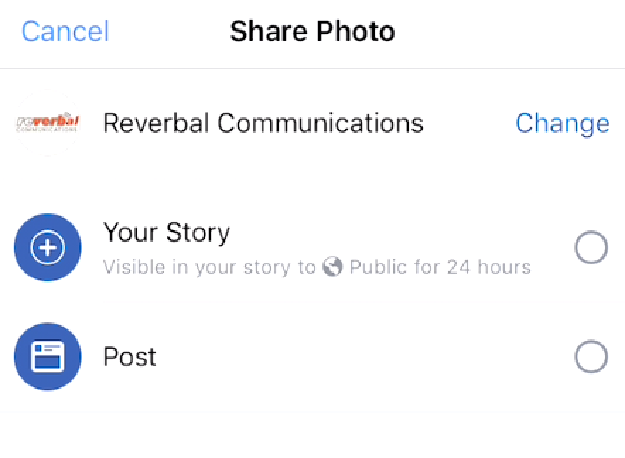 Start using Stories for Brand Pages today