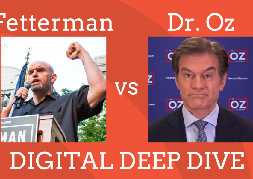 Deep Dive contrasting the digital programs of John Fetterman and Dr. Oz