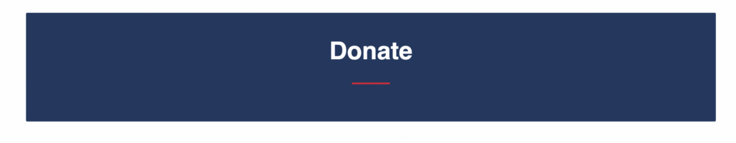 Donald Trump donate button