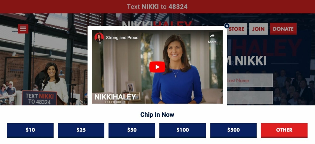 Nikki Haley website