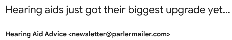 Parler - equally likely to send political email as they are to send spam
