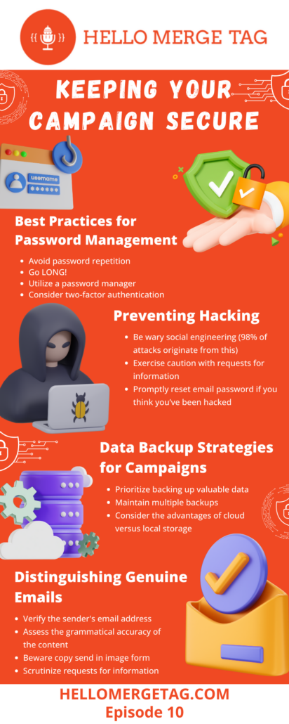Keep your campaign secure - an infographic